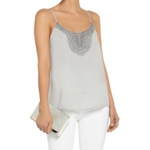 Joie Arsene Silk Chiffon Tank